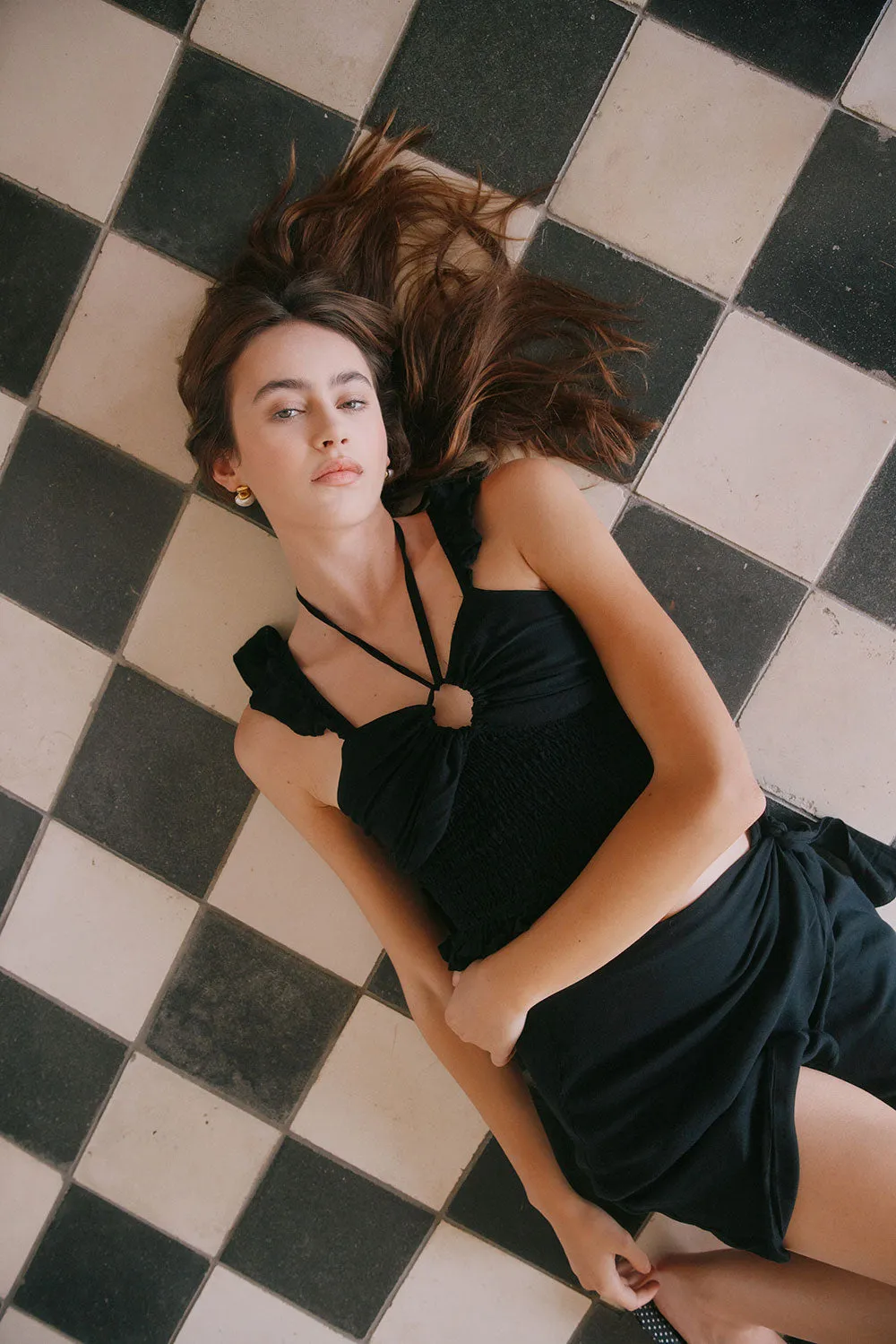 Alessia Black Blouse