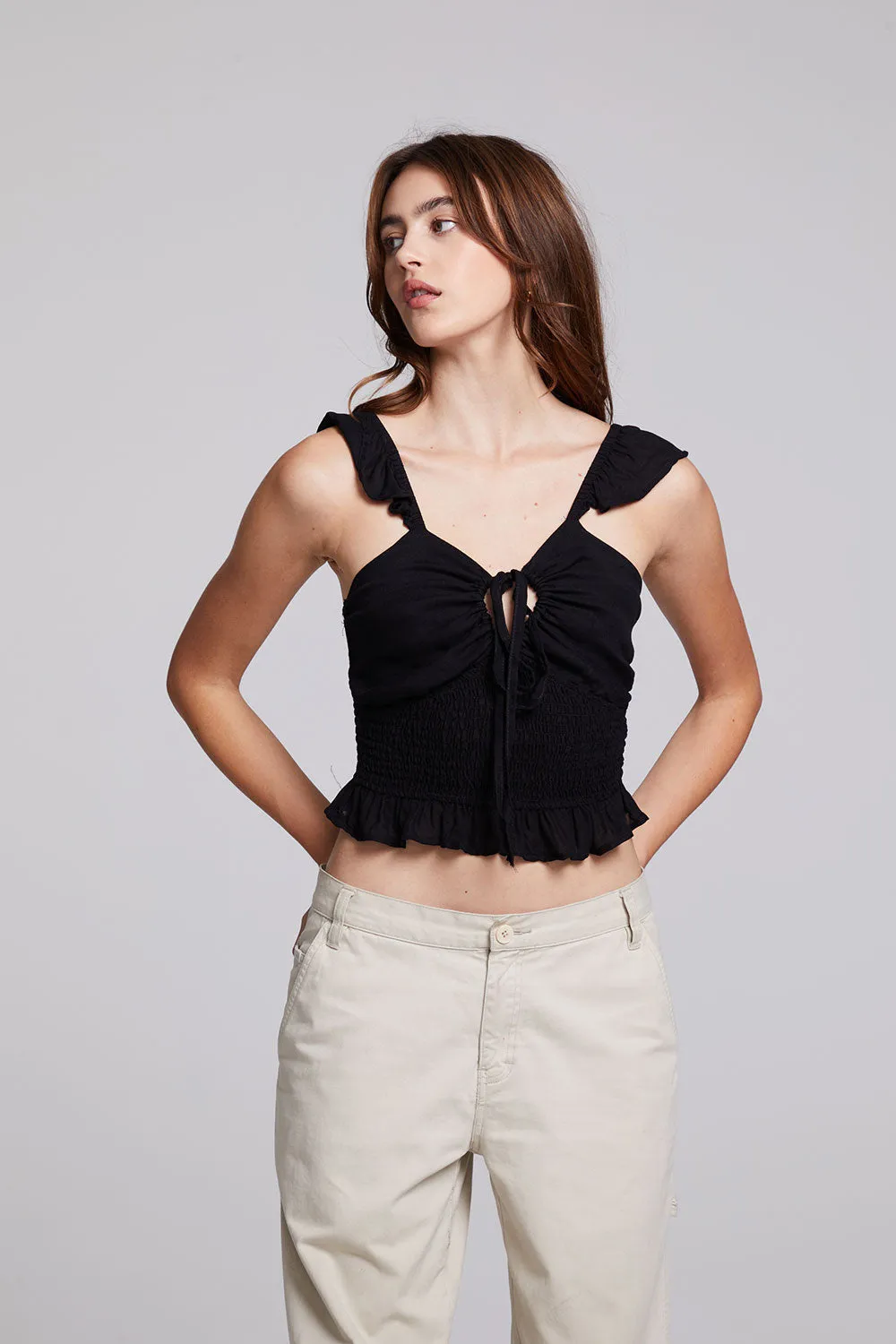 Alessia Black Blouse