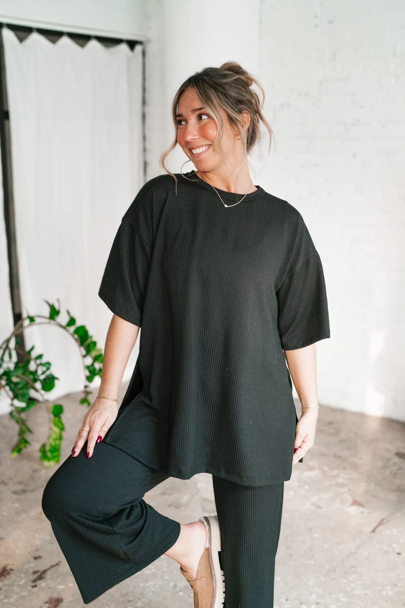 Always Cozy Ribbed Set - Top