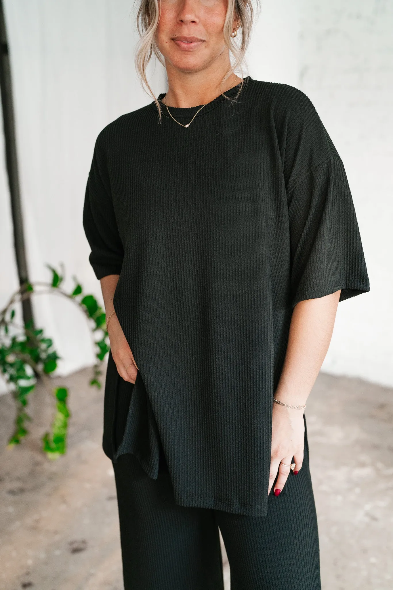 Always Cozy Ribbed Set - Top