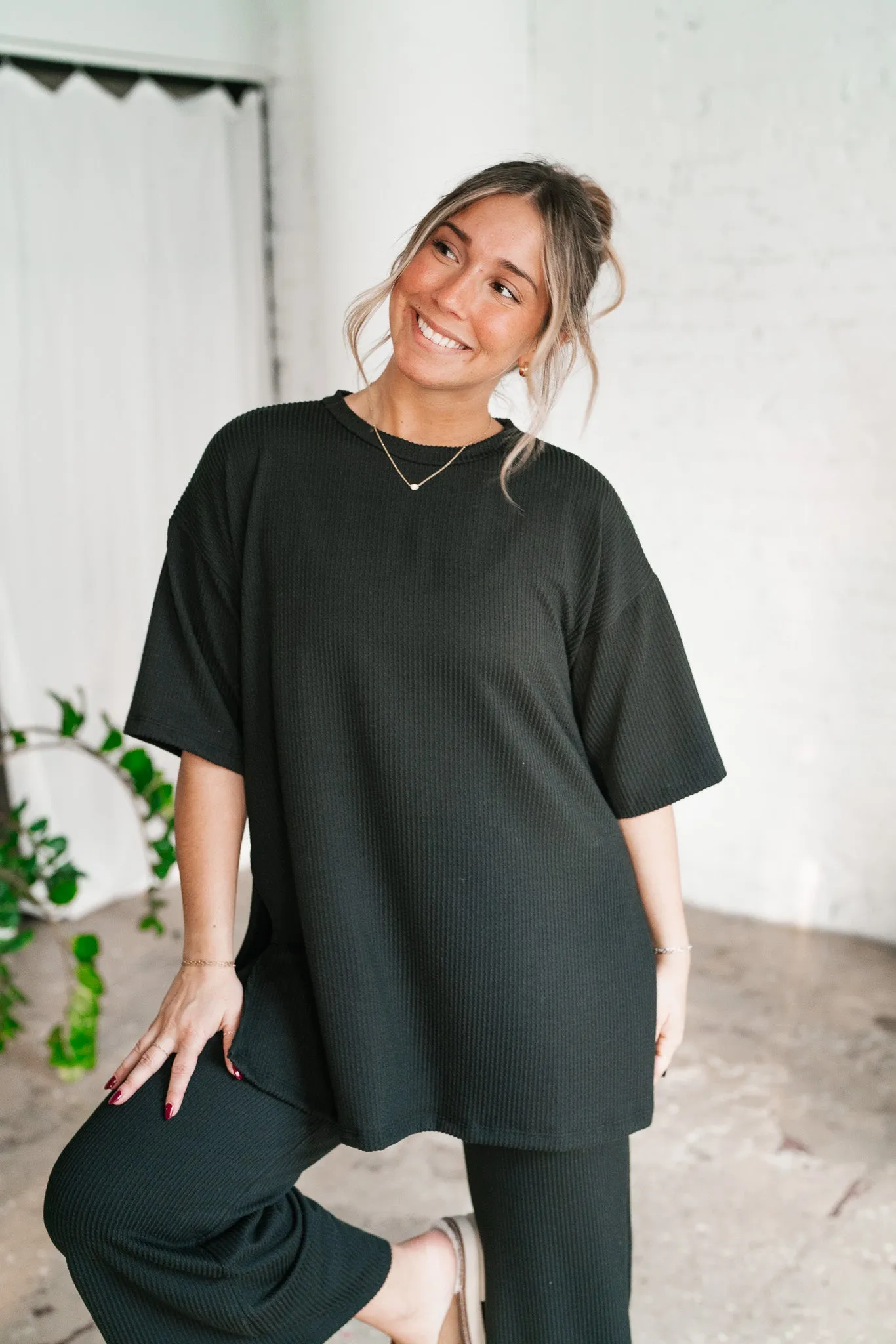 Always Cozy Ribbed Set - Top