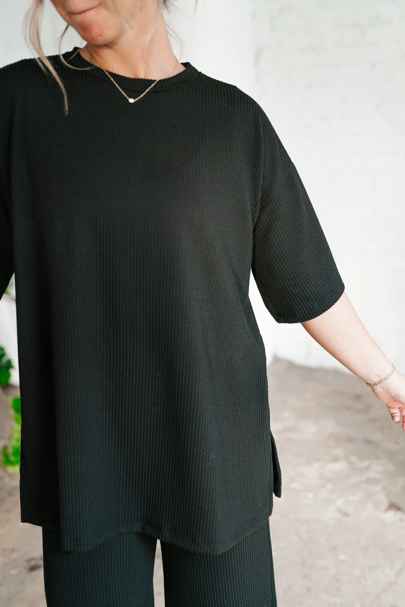 Always Cozy Ribbed Set - Top
