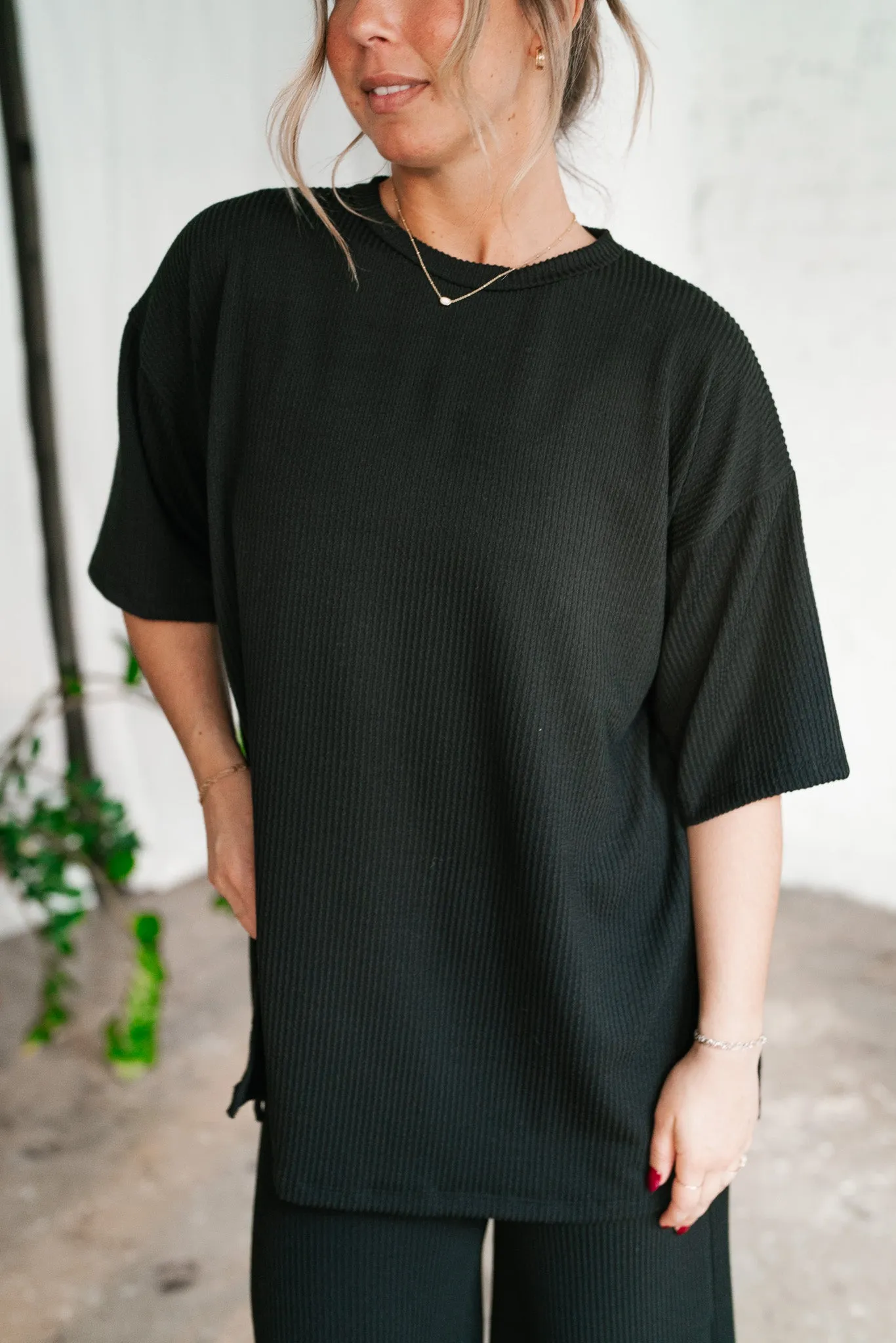 Always Cozy Ribbed Set - Top