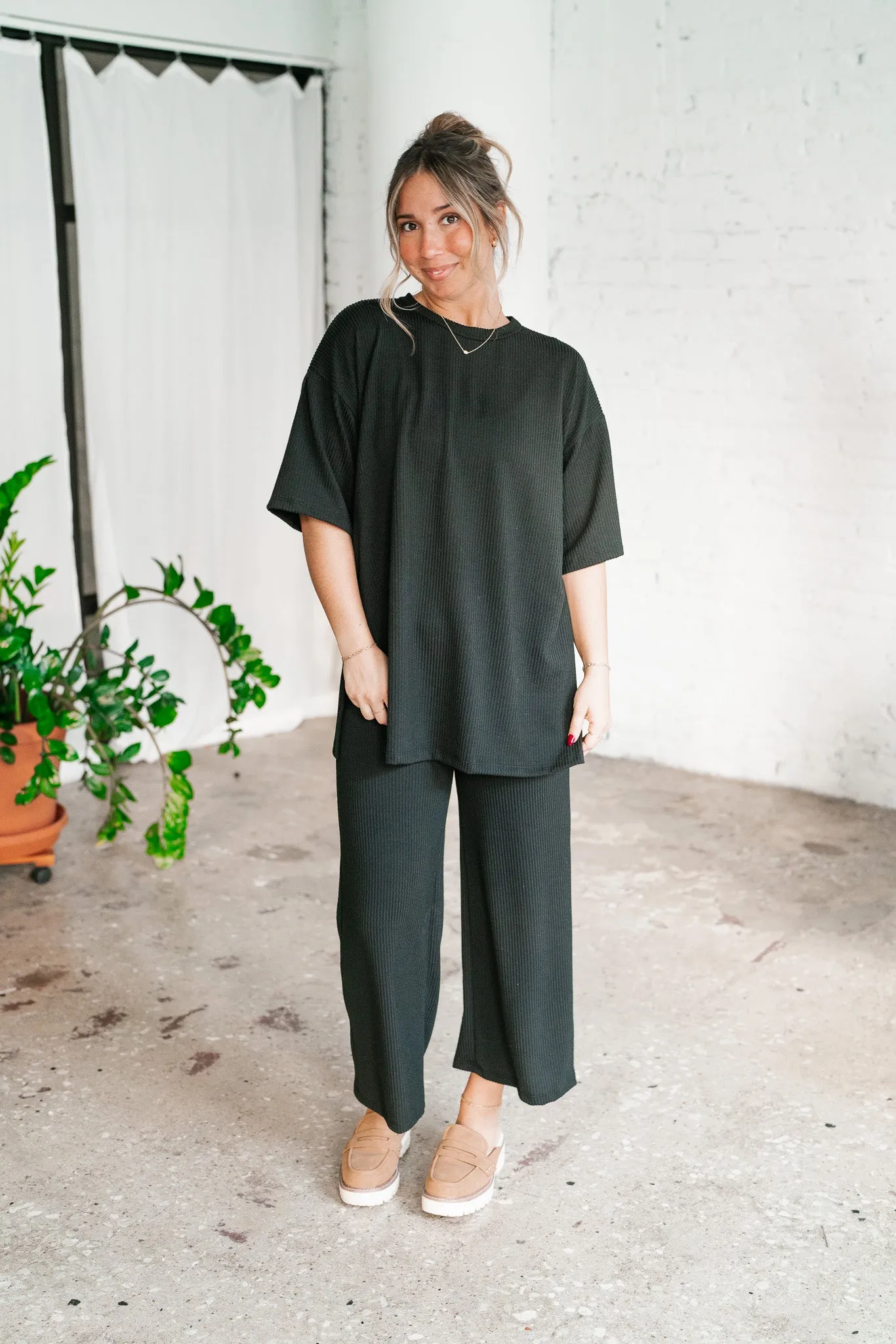Always Cozy Ribbed Set - Top