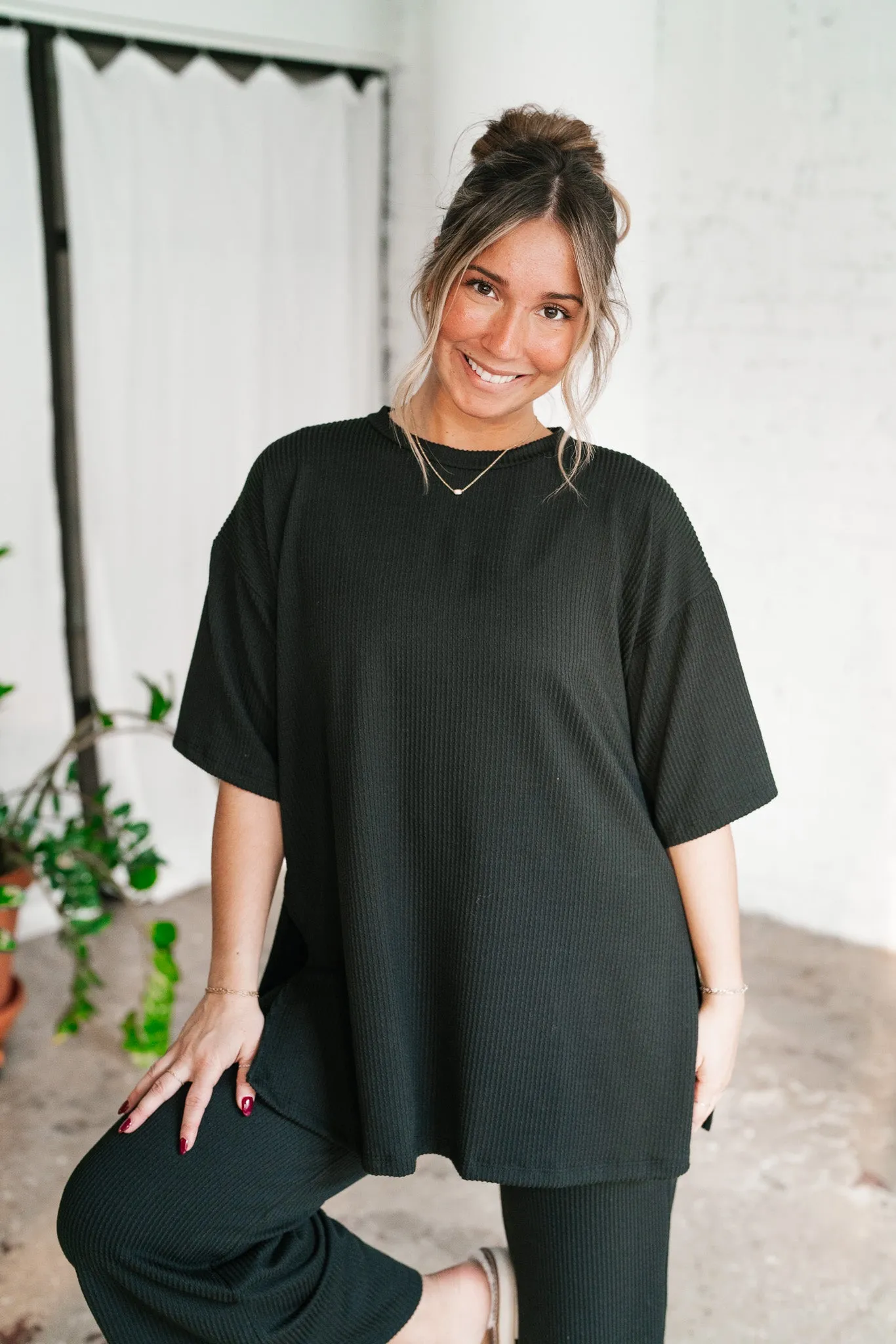 Always Cozy Ribbed Set - Top
