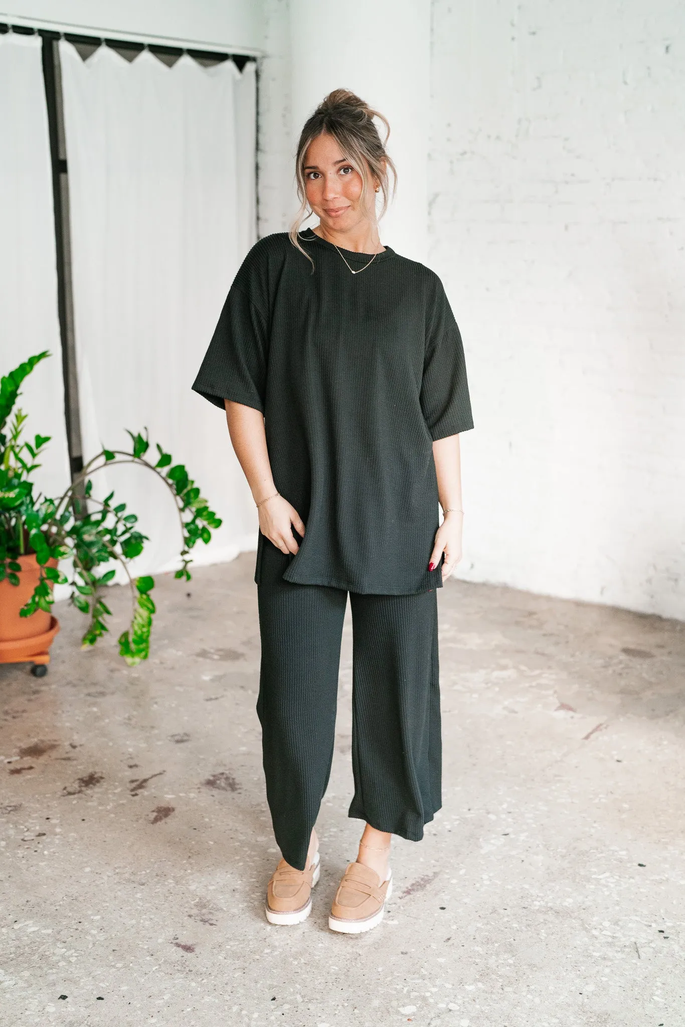Always Cozy Ribbed Set - Top