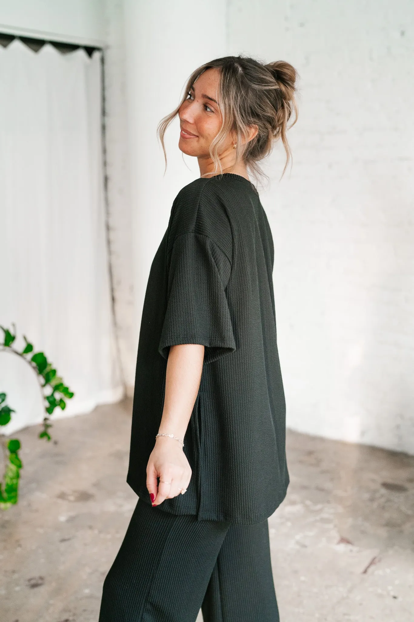 Always Cozy Ribbed Set - Top