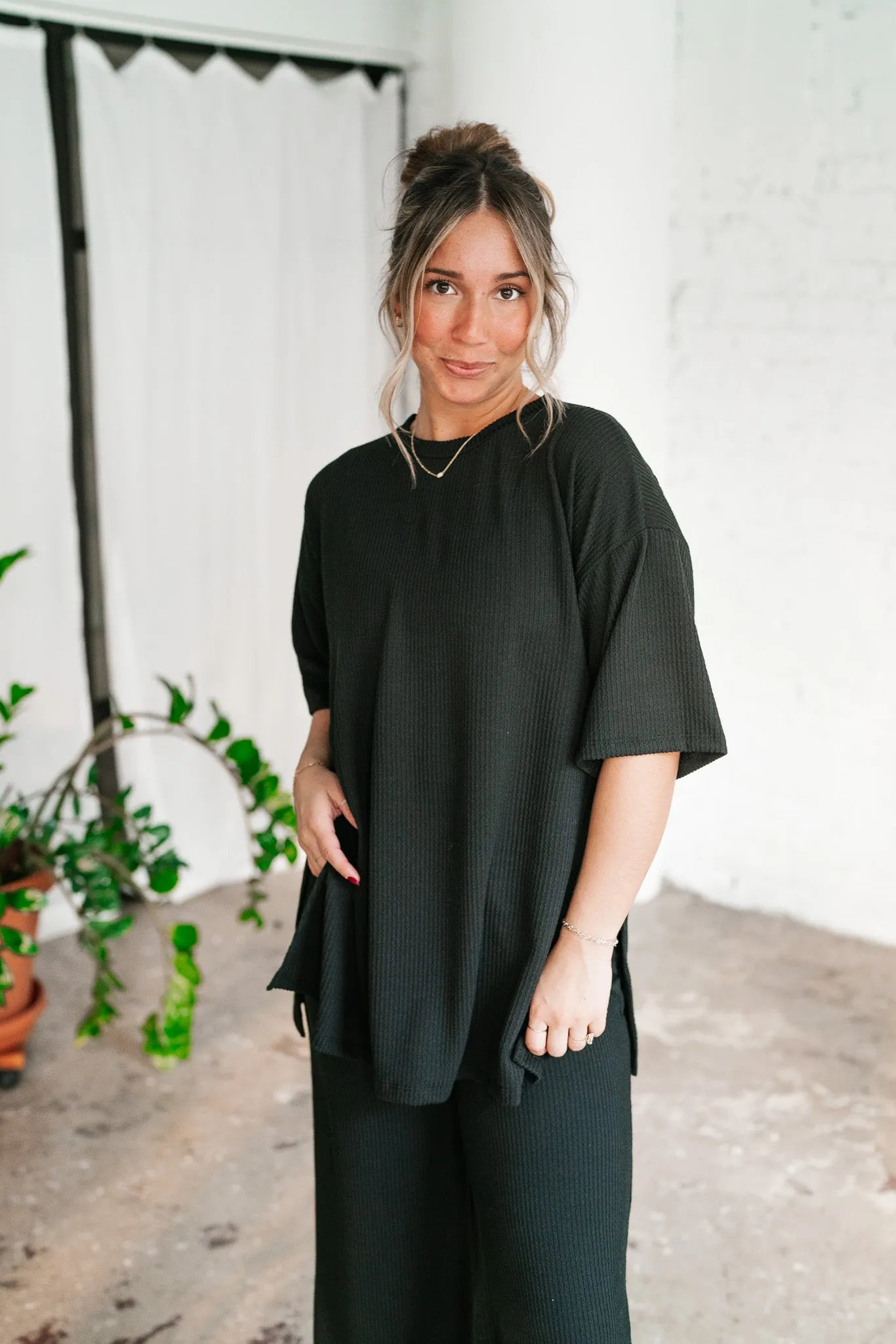 Always Cozy Ribbed Set - Top