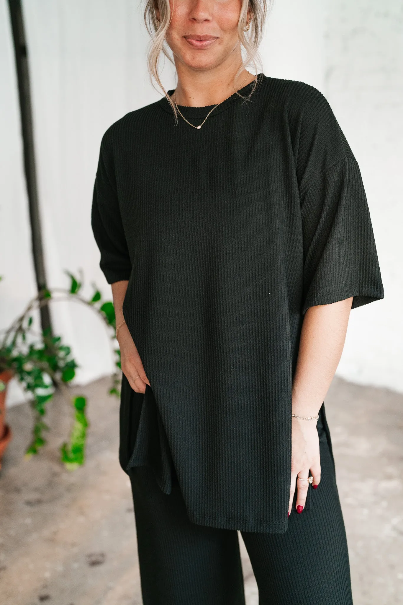 Always Cozy Ribbed Set - Top