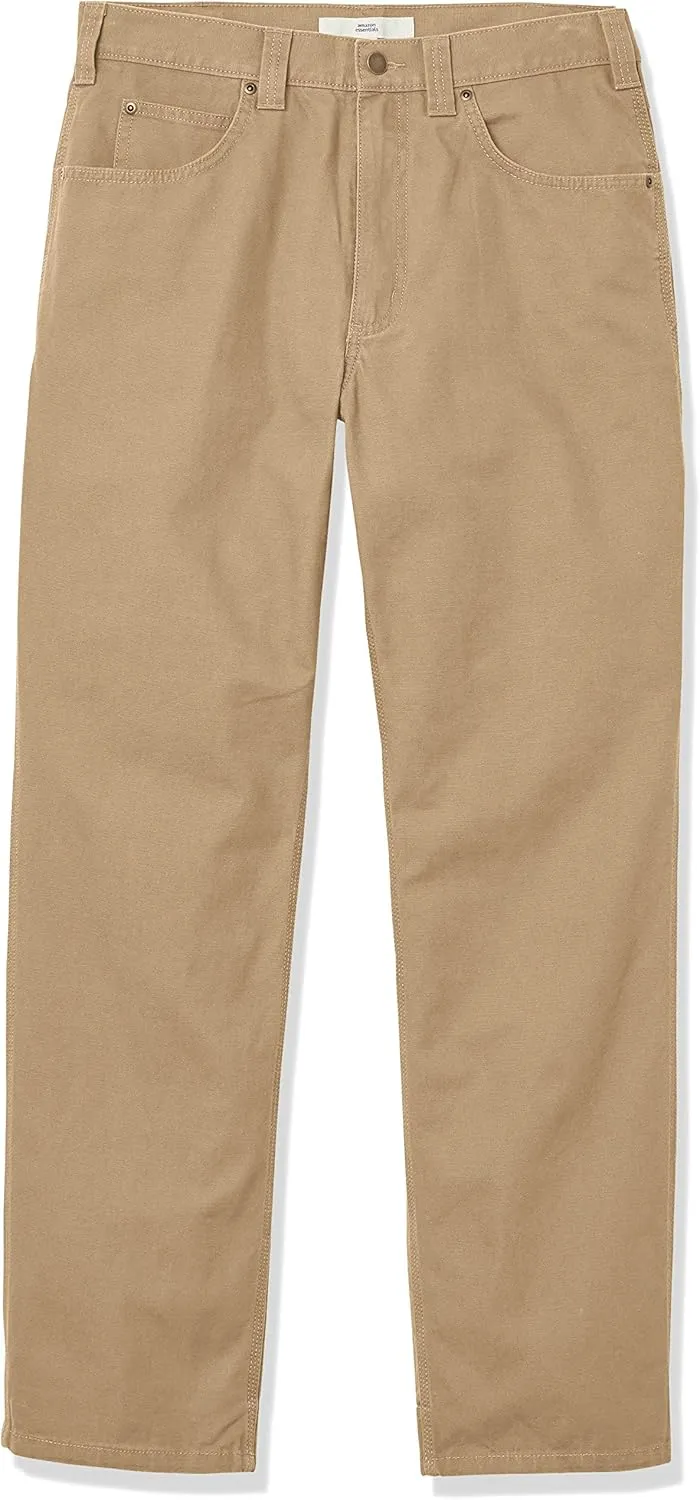 Amazon Essentials Men's Relaxed-Fit Carpenter Pants with Tool Pockets