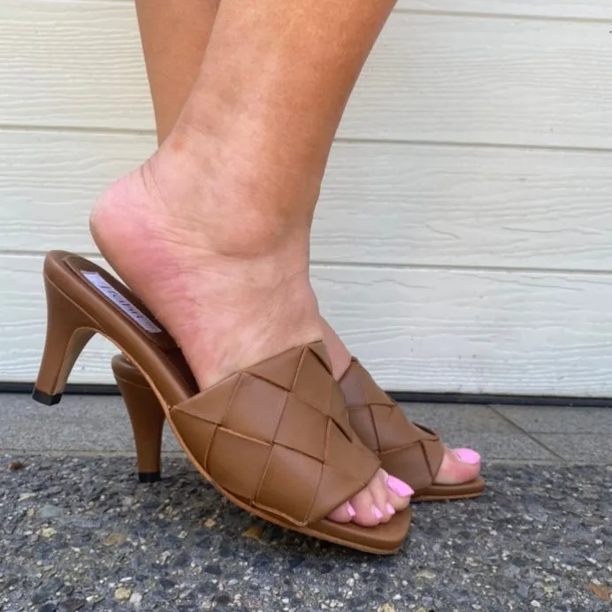 Annese mule - Chocolate