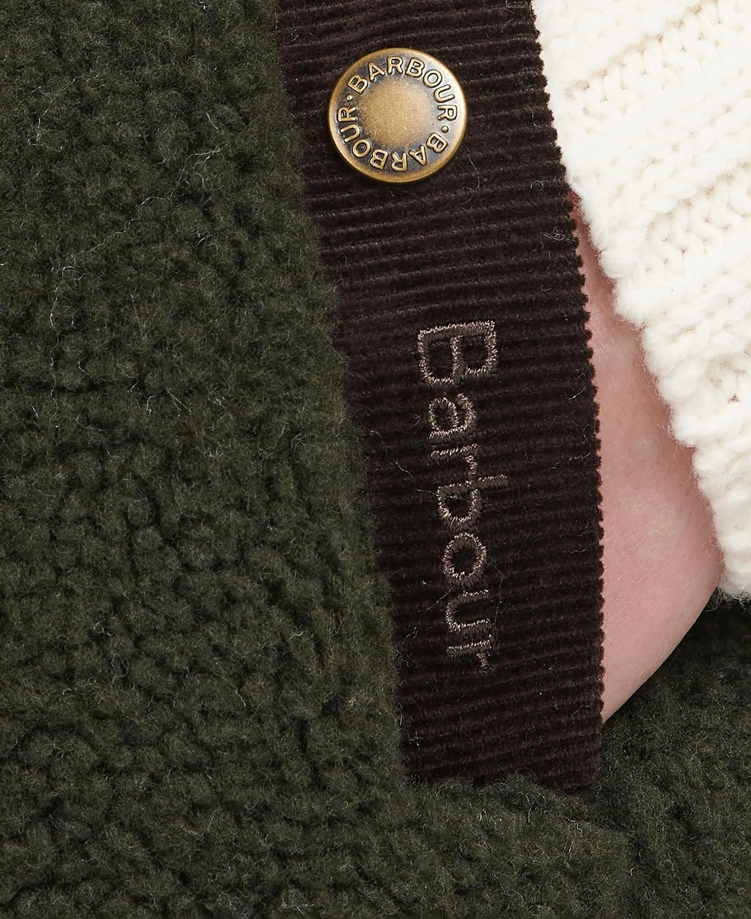 Barbour Burford Fleece Olive/Classic