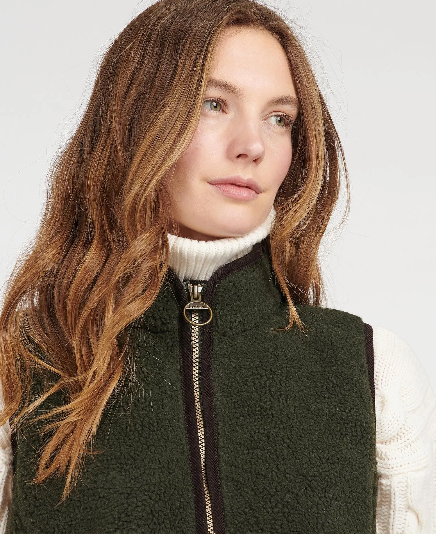 Barbour Burford Fleece Olive/Classic