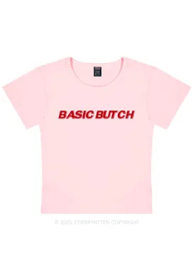 Basic Butch Y2K Baby Tee Cherrykitten
