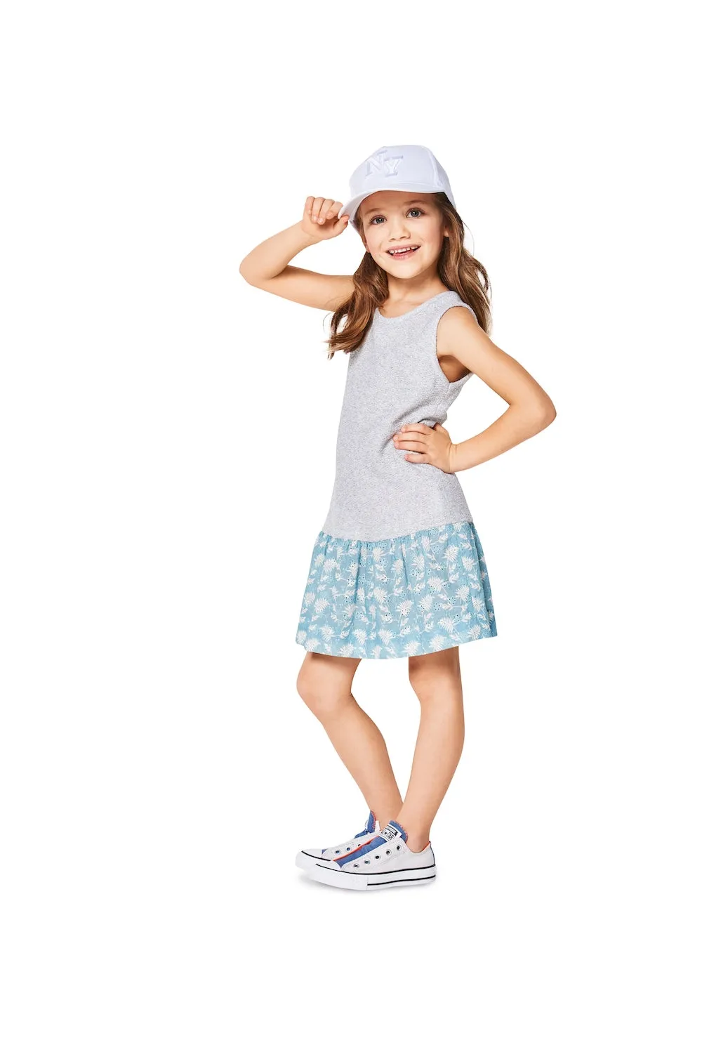 Burda Pattern 9341 Child's Summer Jersey Dresses (2-7)