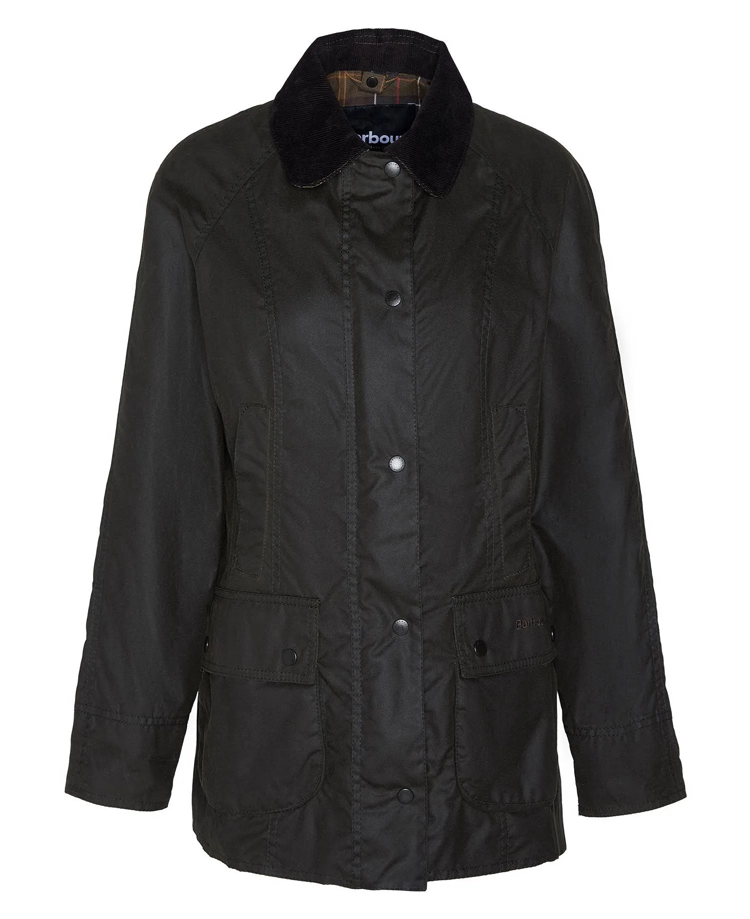 Classic Beadnell Wax Jacket (Olive)