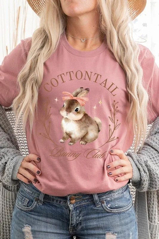 Cottontail Bunny Club Graphic T Shirt