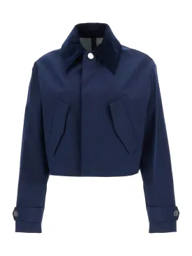 Cropped Jacket Canvas Outerwear