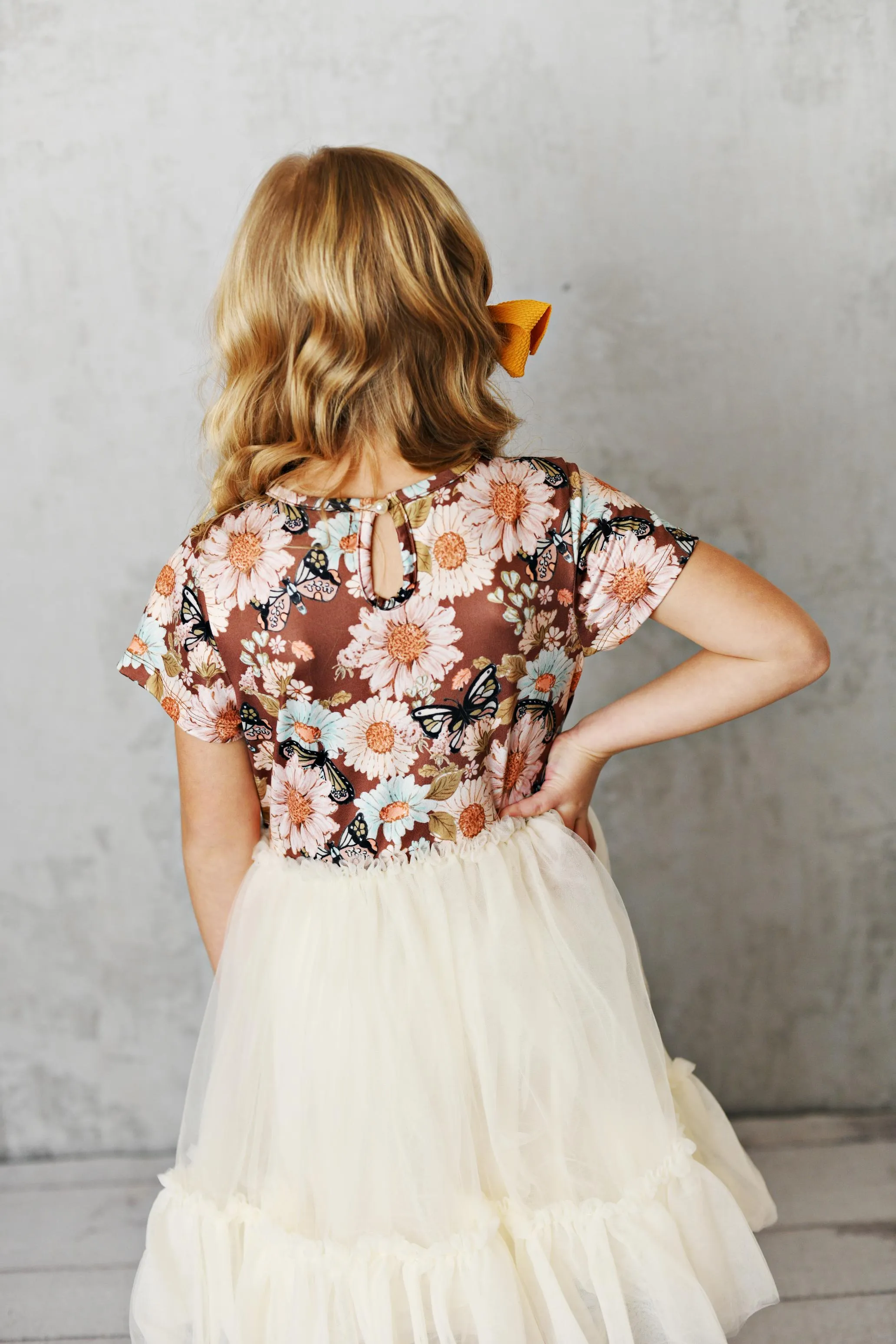 Ecru Tulle Dress