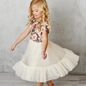 Ecru Tulle Dress