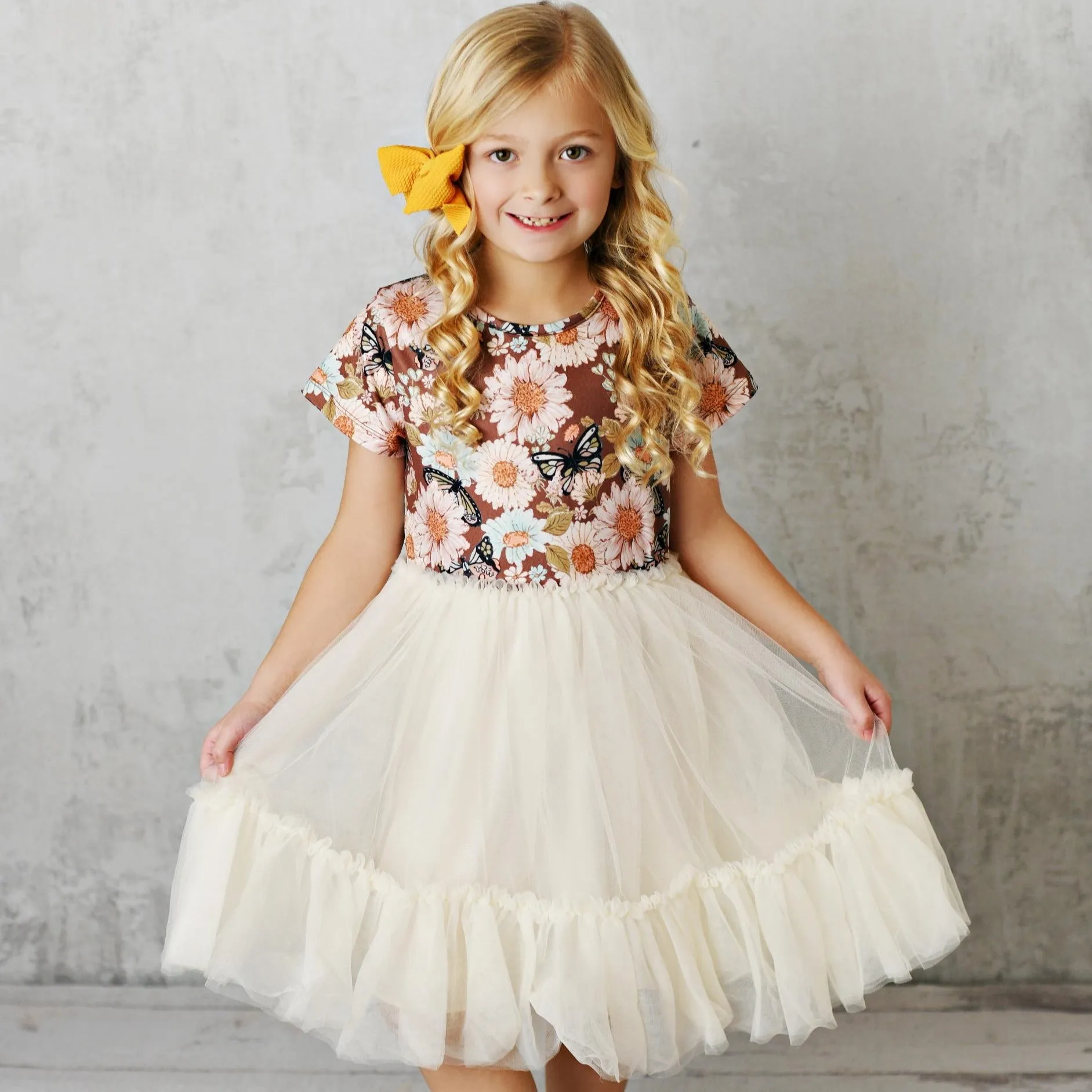Ecru Tulle Dress