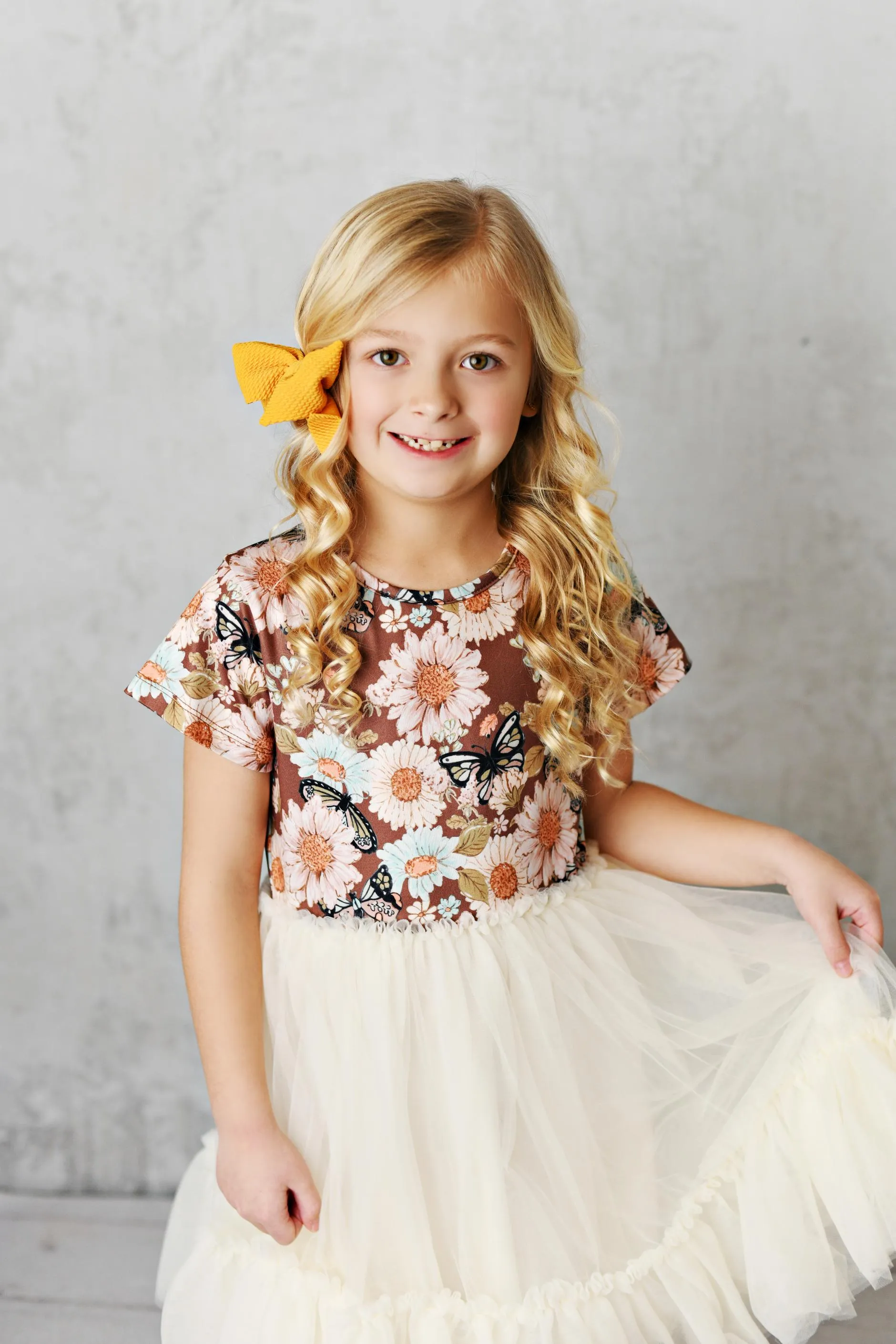 Ecru Tulle Dress