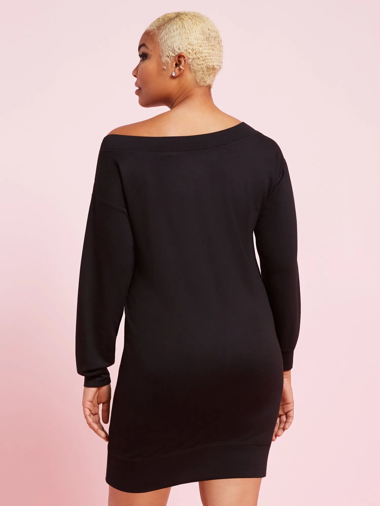 Long-Sleeve Sweatshirt Dress