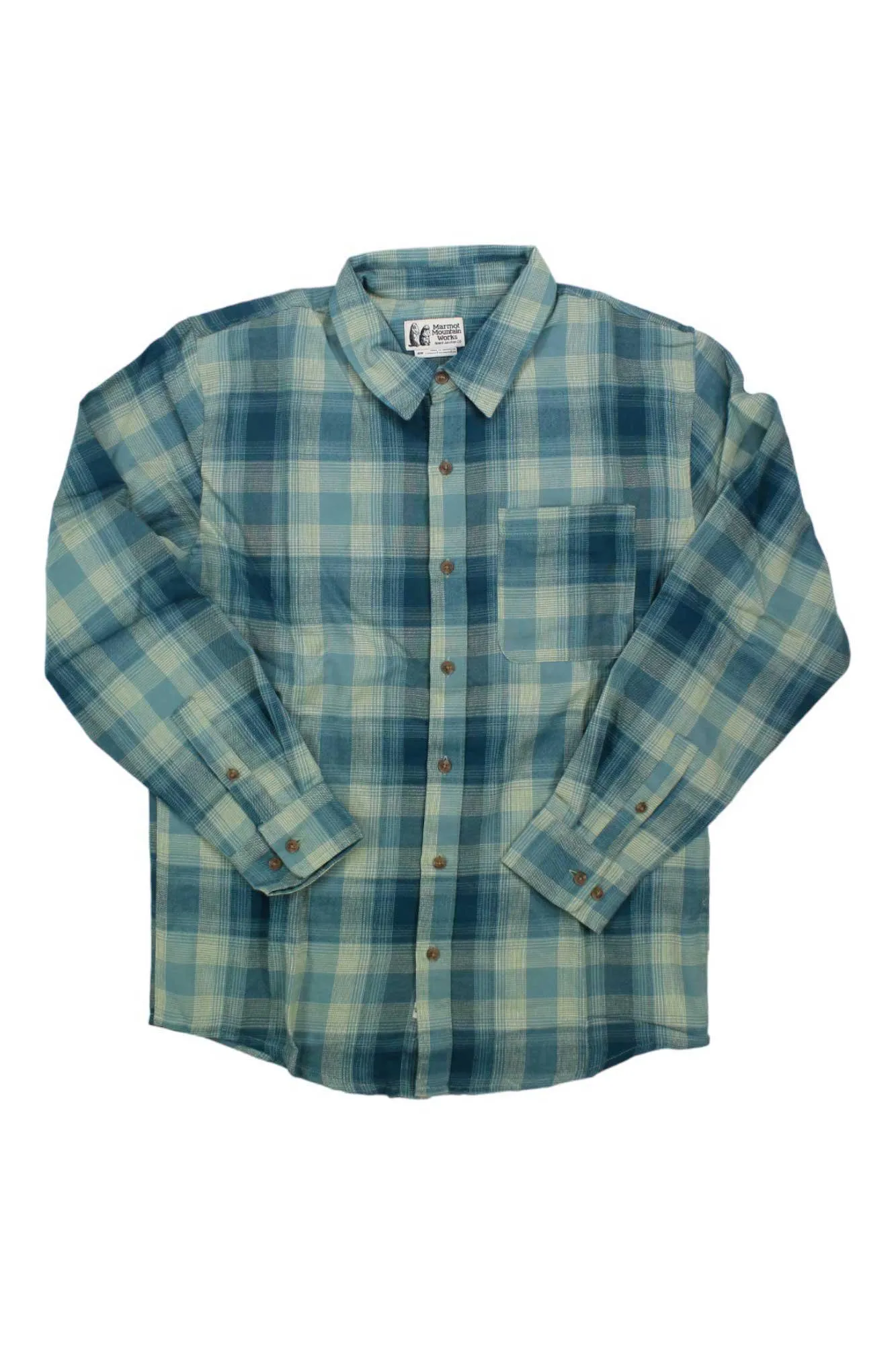 Marmot Mens Fairfax Novelty Lightweight Flannel LS Shirt