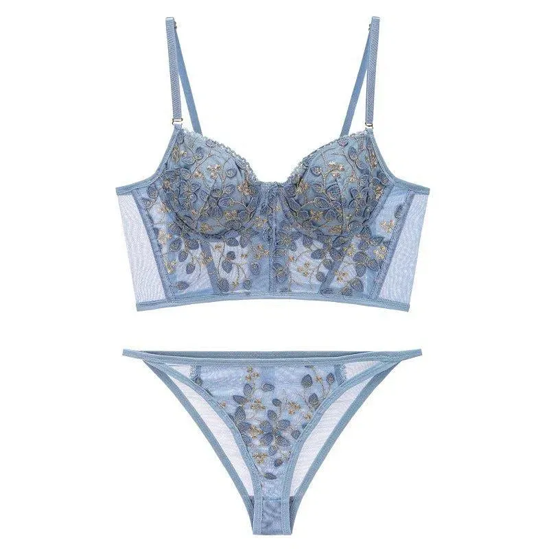 Olivine – Floral corset – Lingerie set