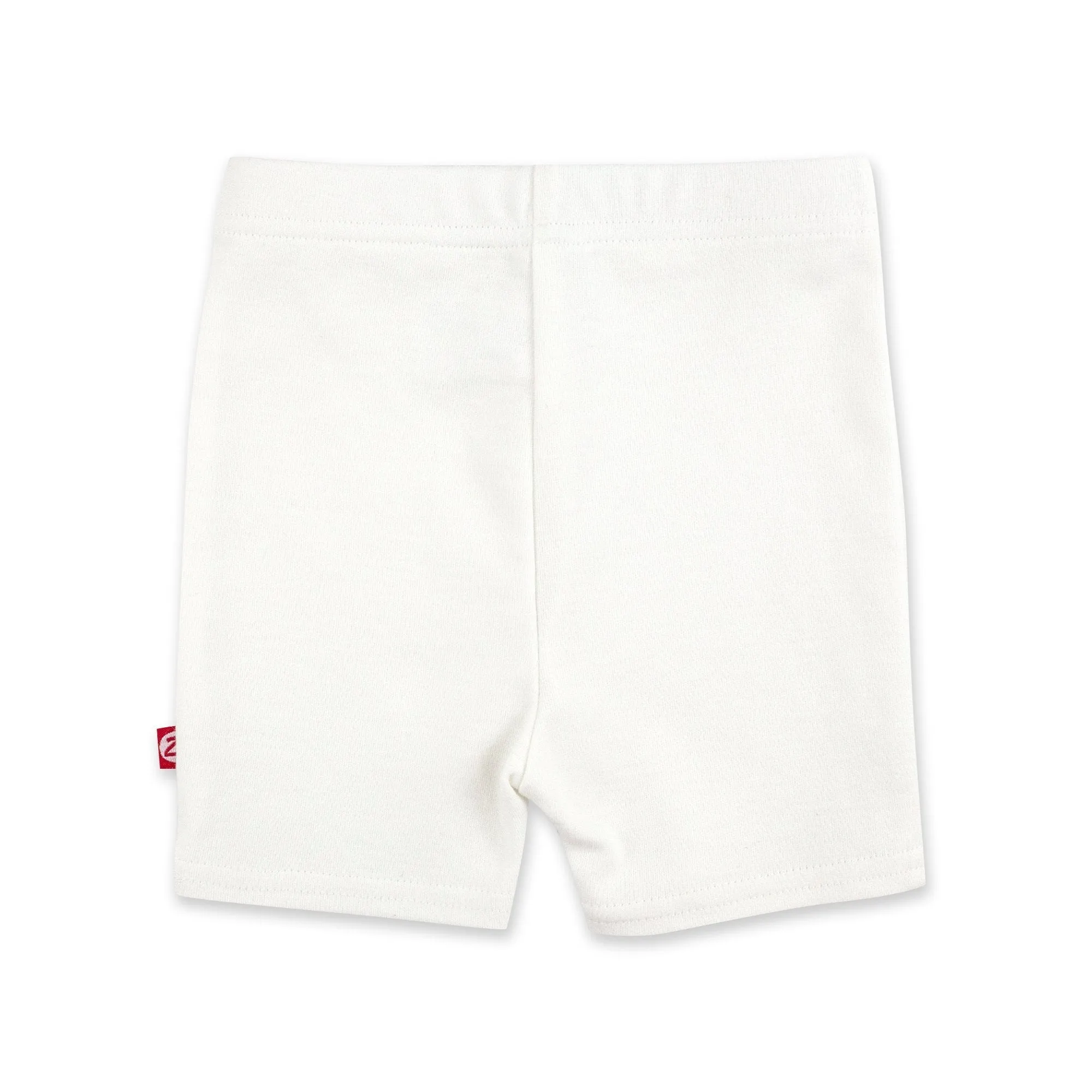 Organic Cotton Bike Short - White