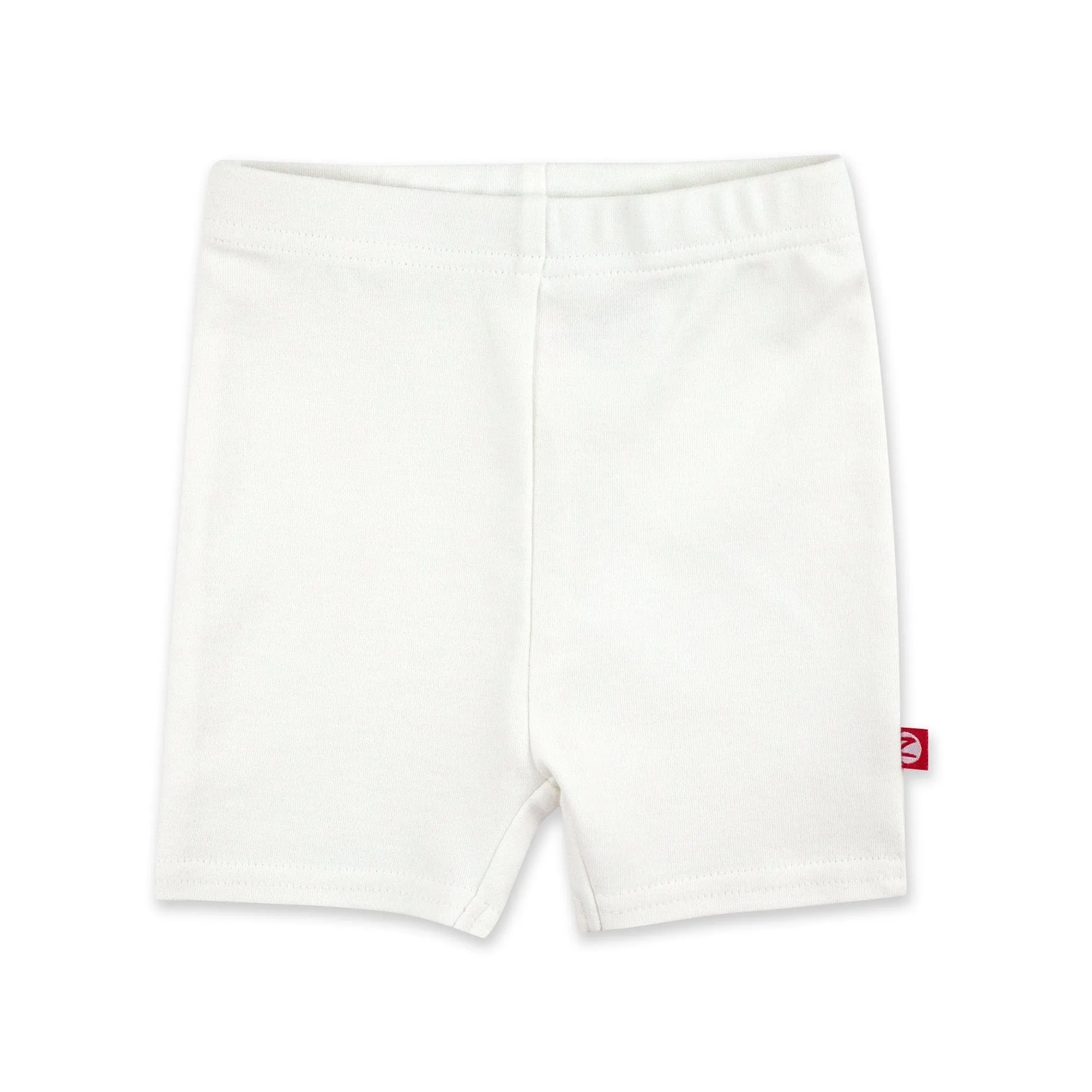 Organic Cotton Bike Short - White