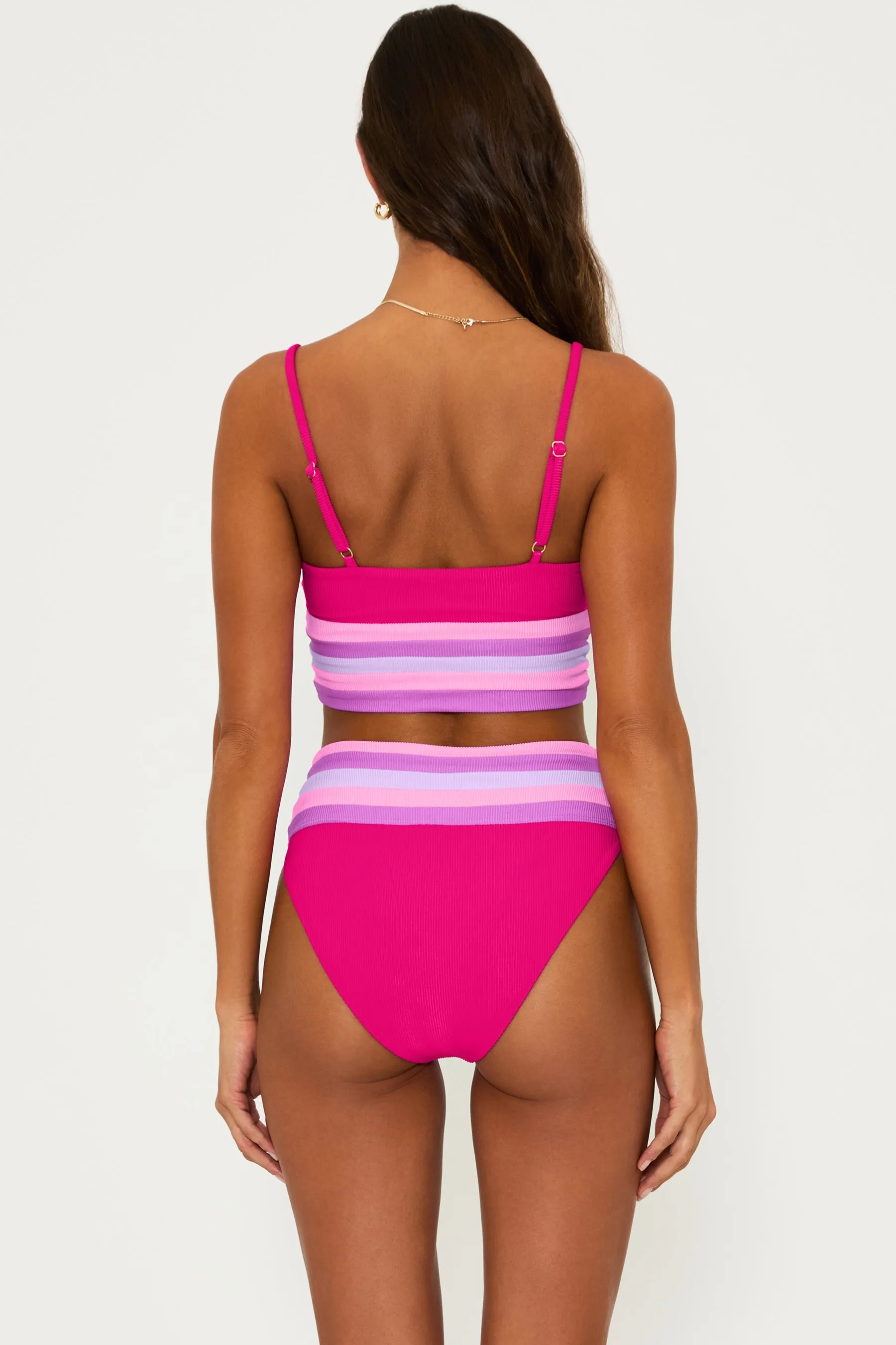 Raspberry Colorblock Mae Top