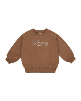 RELAXED SWEATSHIRT || HOWDY