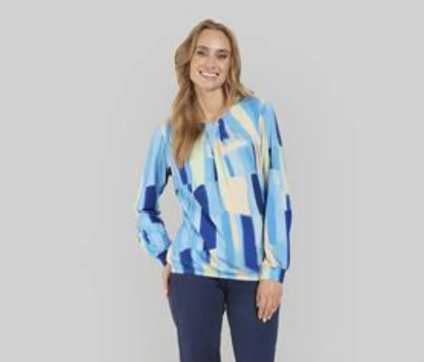 Signature abstract print Tops