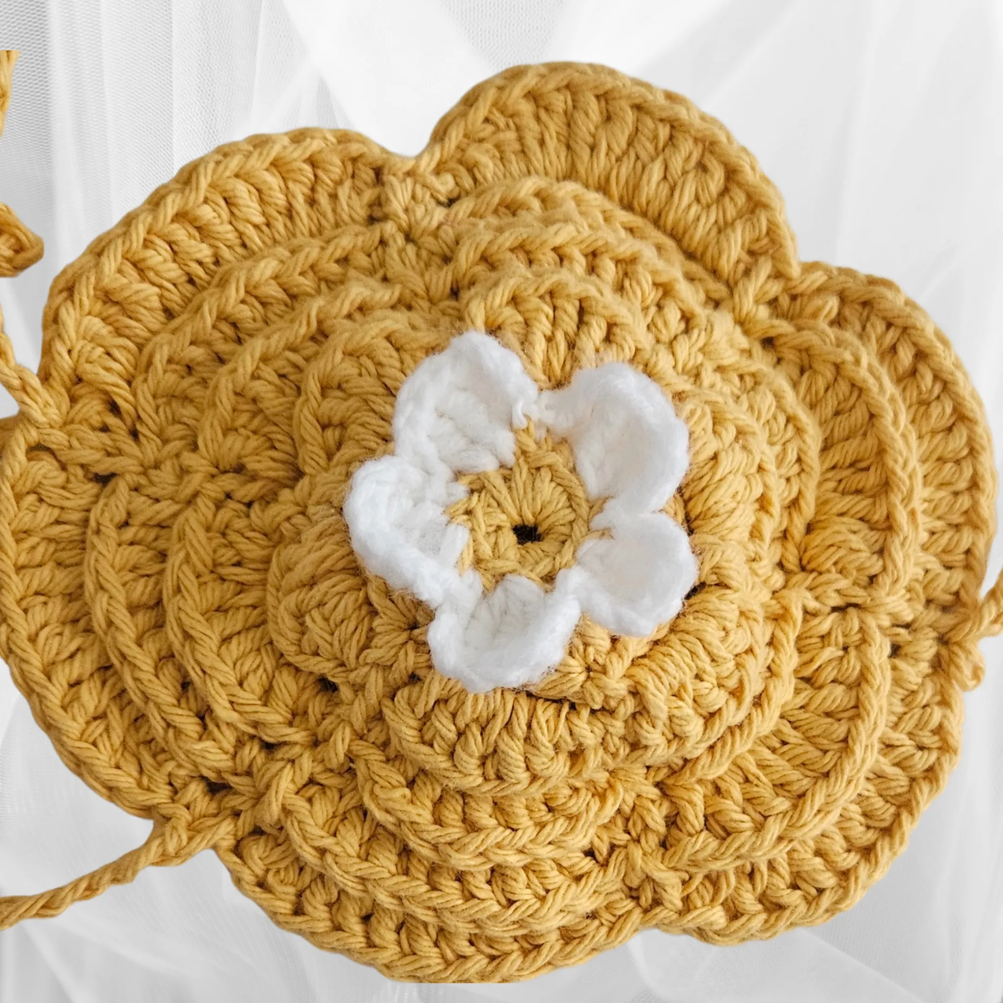 Sun-Kisses Hibiscus Crochet Top