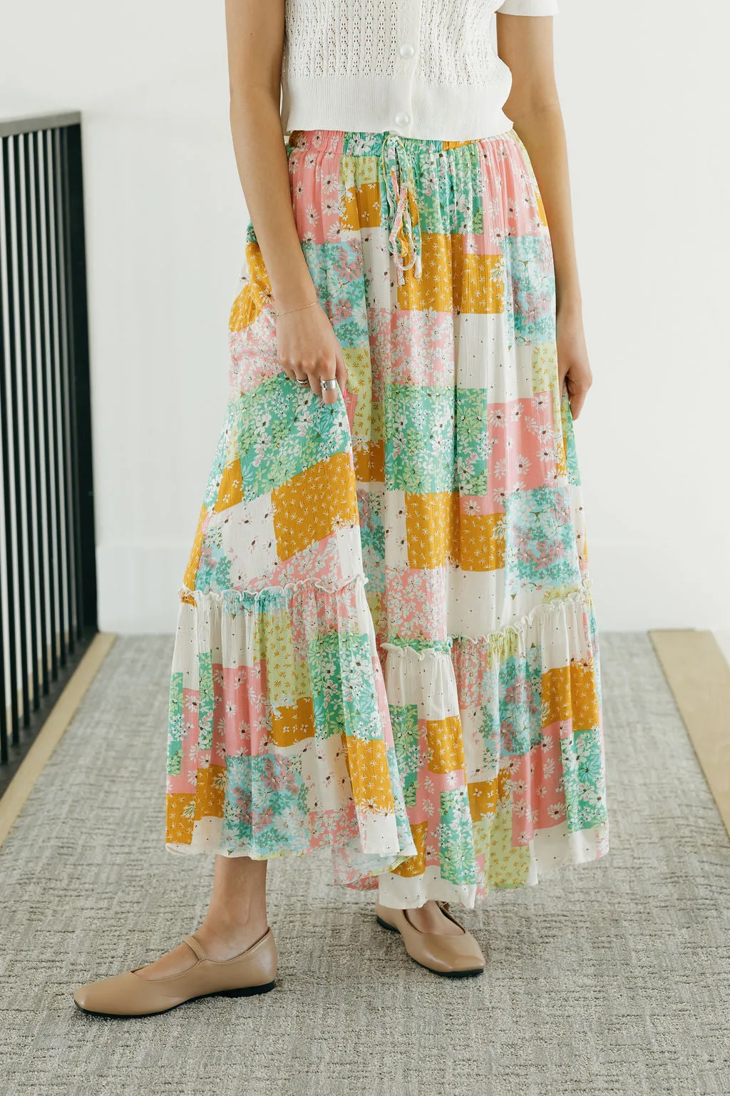 Tannis Skirt-Floral Multi