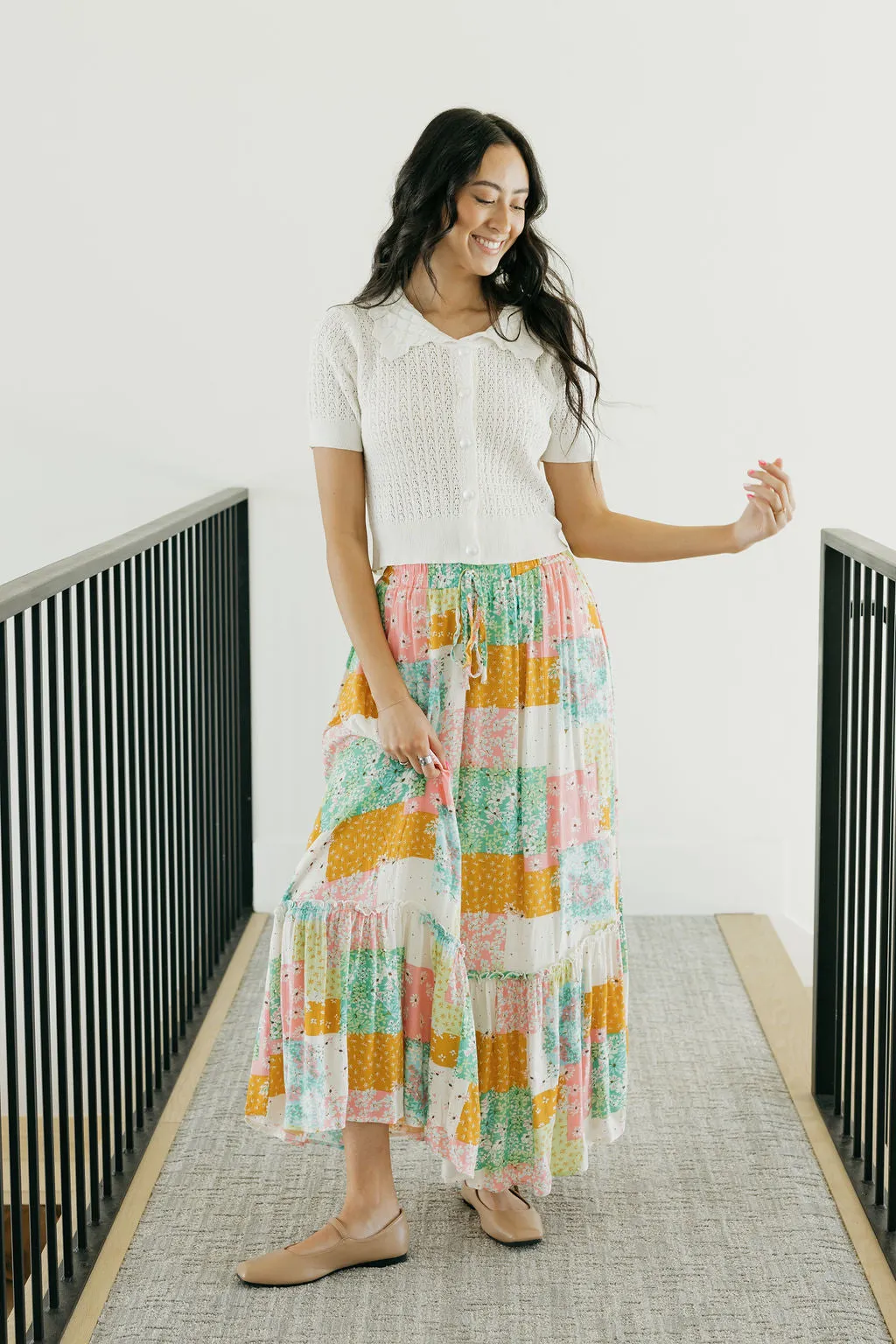Tannis Skirt-Floral Multi