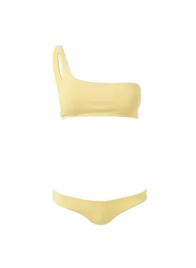 Toulouse Yellow Ribbed Bikini