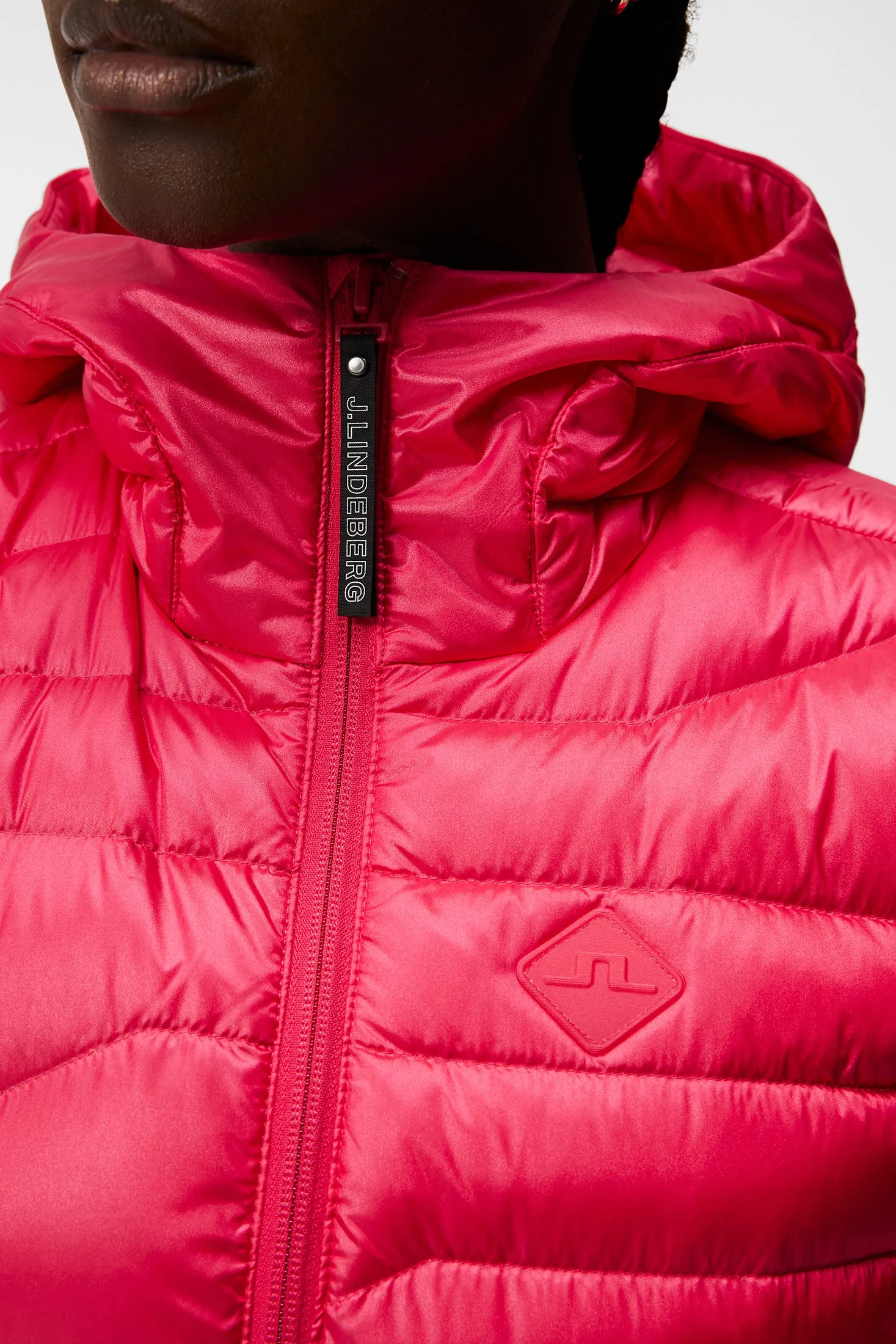 W Cliff Light Down Hood / Rose Red
