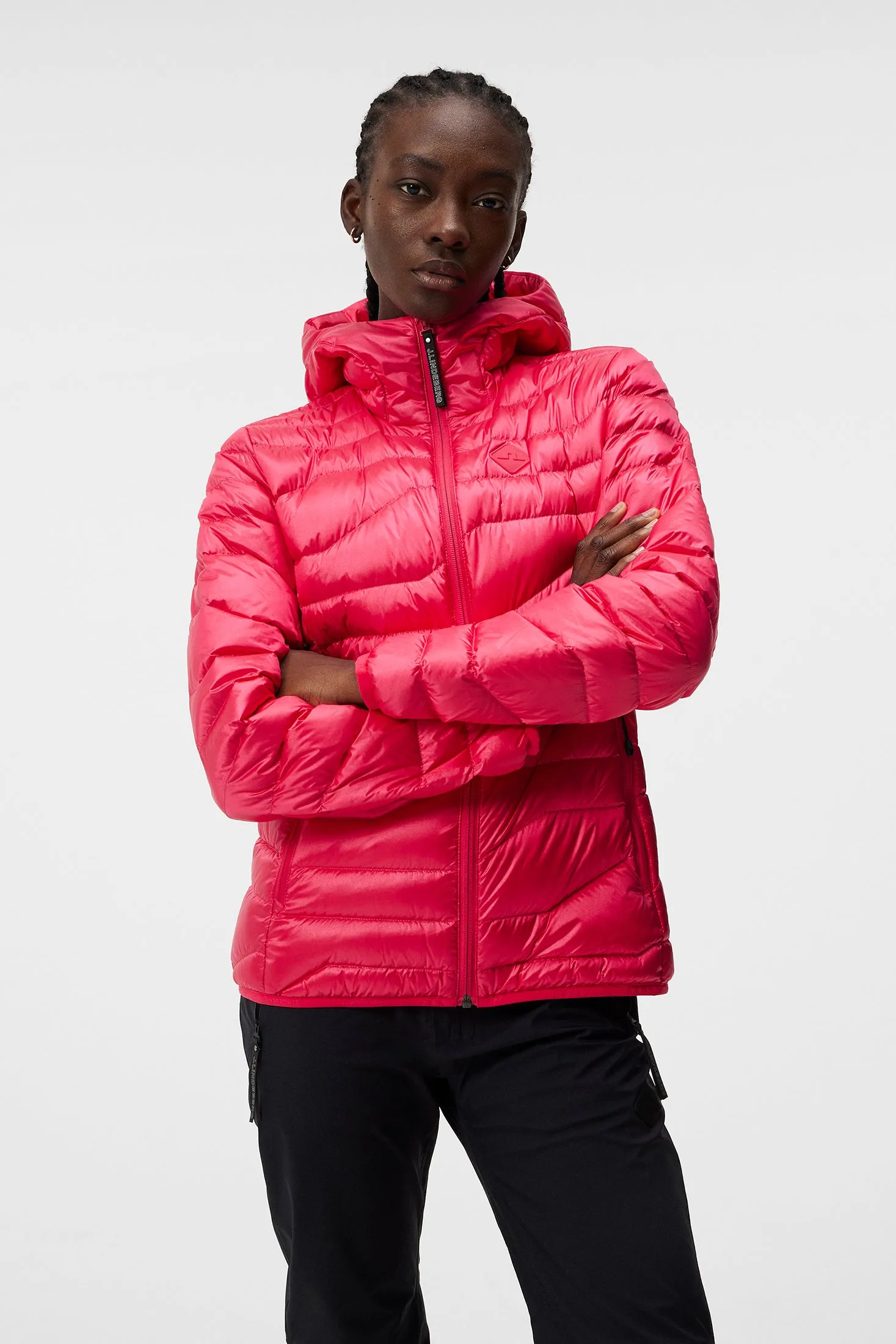 W Cliff Light Down Hood / Rose Red