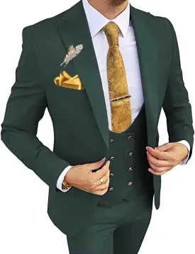 Wangyue 3 Piece Men's Suits Slim Fit Suits for Men Double Breasted Suit Men Wedding Prom Wangyue 3 Piece Men's Suits Slim Fit Suits for Men Double Breasted Suit Men Wedding Prom