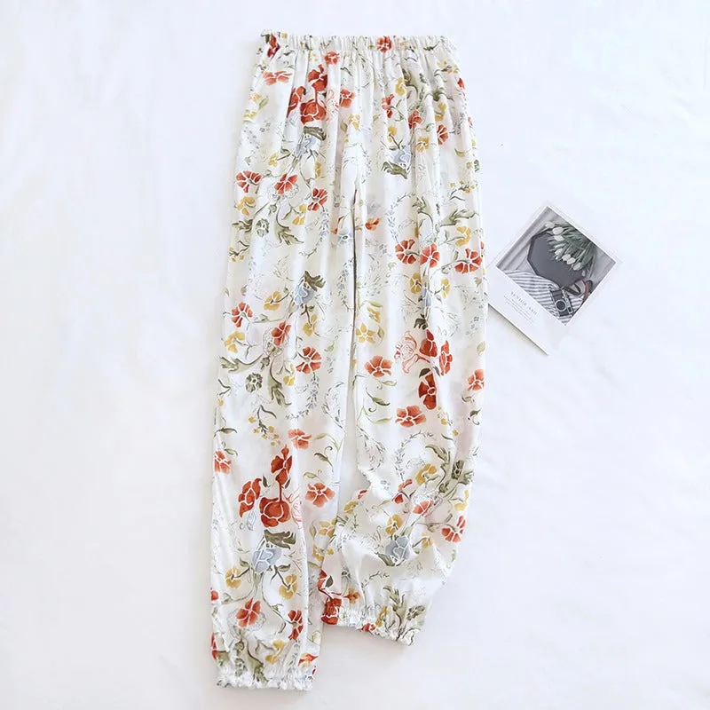 Women's Comfortable Floral Pants