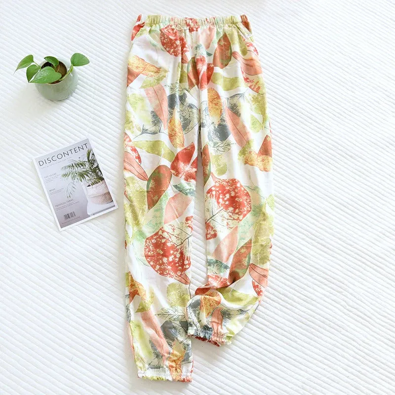 Women's Comfortable Floral Pants