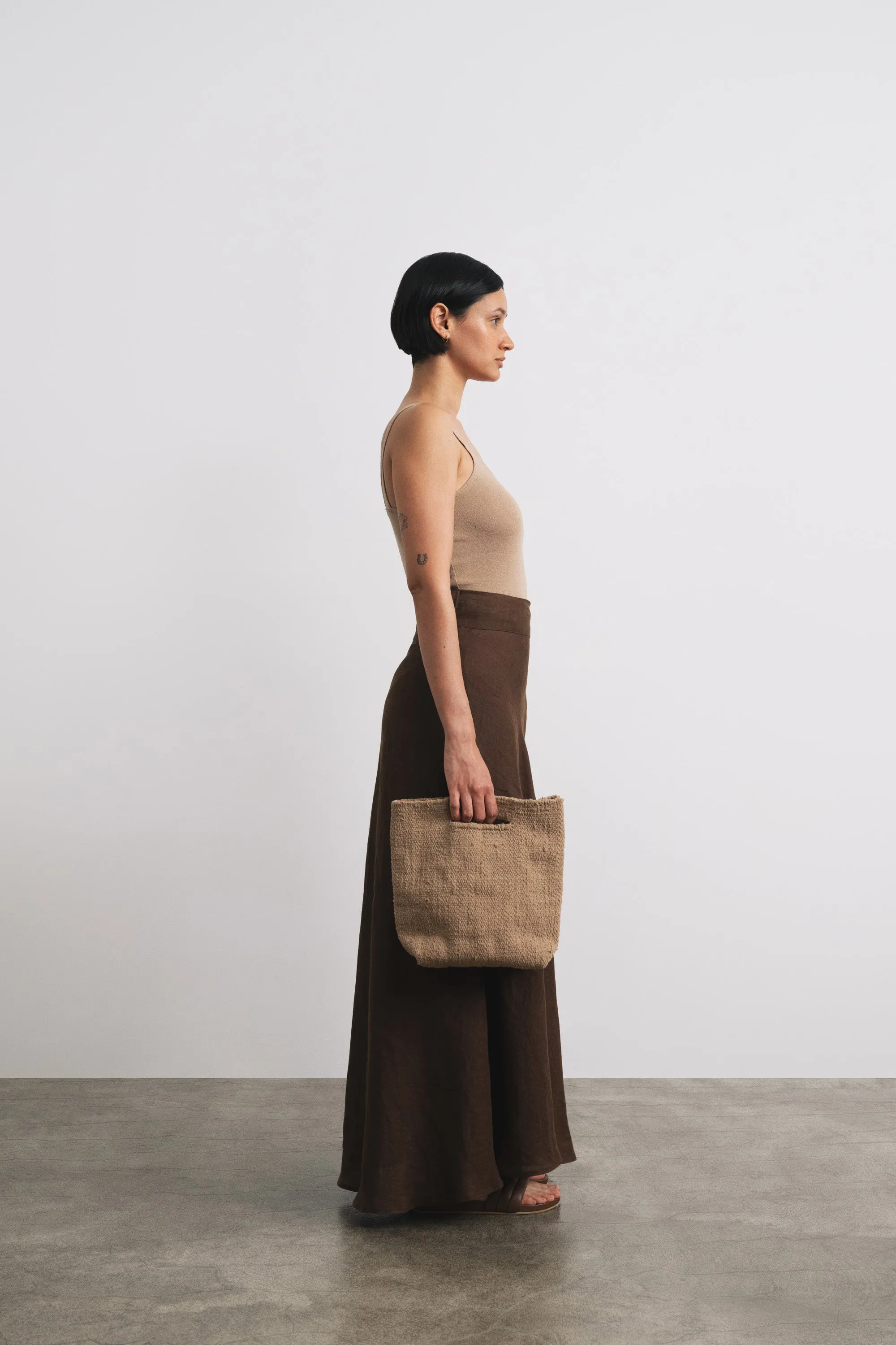 Wrap Skirt, Light Linen, Manzanita